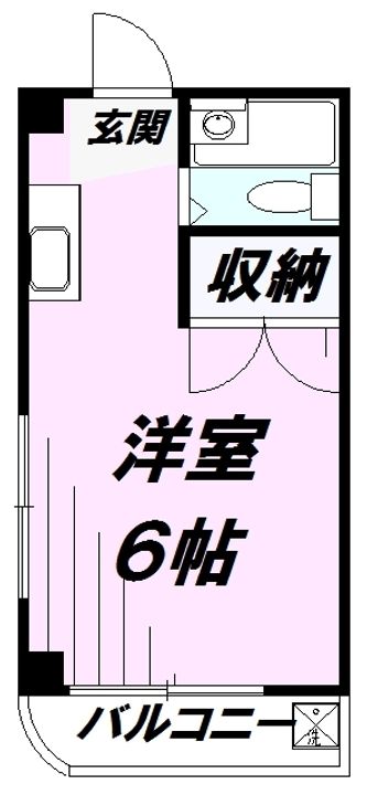 コスモビル302の間取り