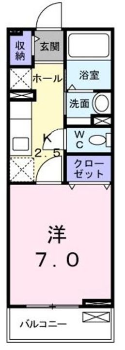 サンパティオ205の間取り