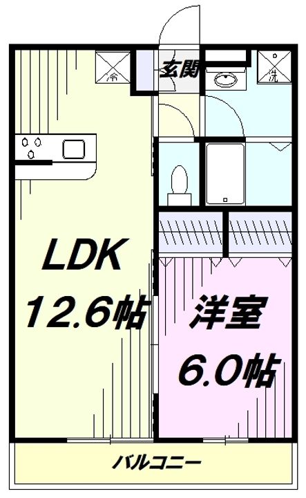 リブリ・こだま拝島町の間取り