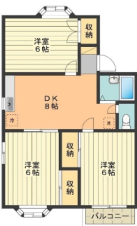 たちばなの間取り