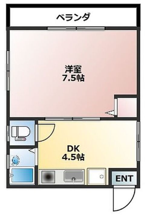 スプリングス立川の間取り