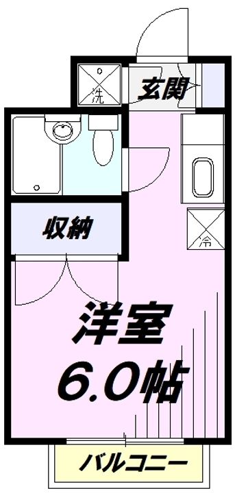 メゾンフローラルの間取り