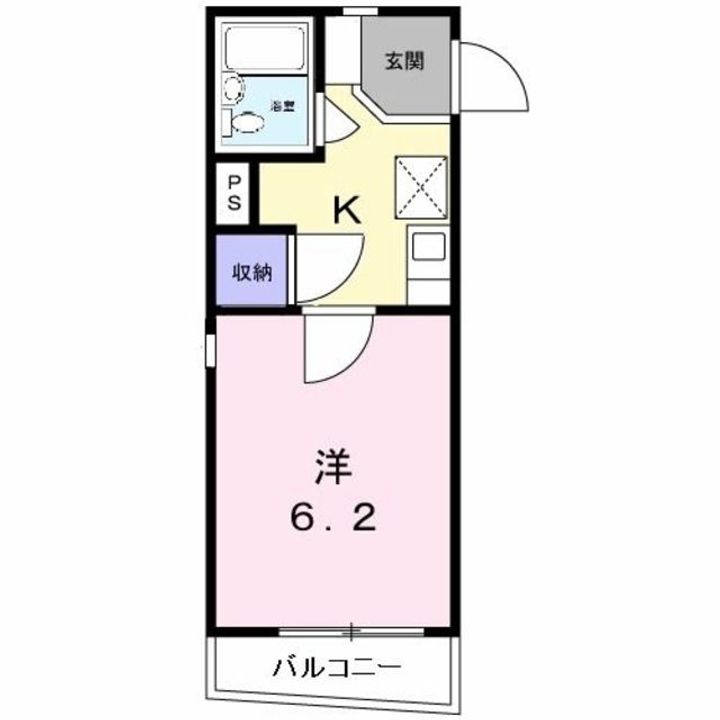 リバティハウス201の間取り
