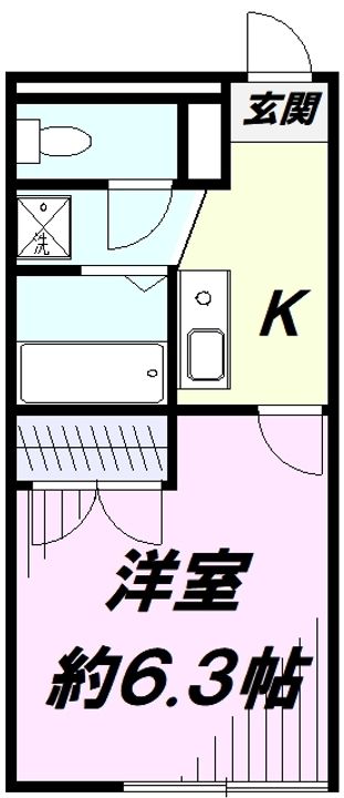 プレジール アンフルールの間取り