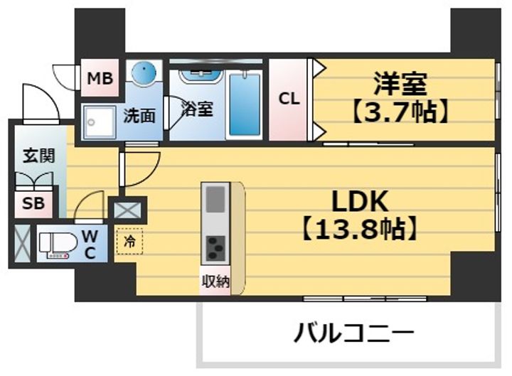 MBC RESIDENCEの間取り