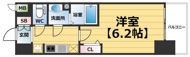 ファステート大阪EASTパーレスの間取り
