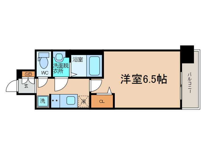 アドバンス大阪ヴェンティの間取り