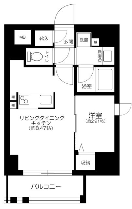 GRANSITE千代田水道橋の間取り
