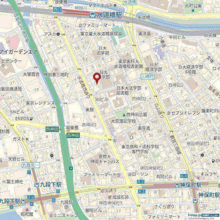 GRANSITE千代田水道橋の地図