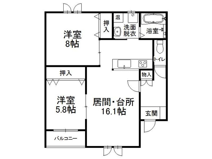 アシュトンⅡの間取り