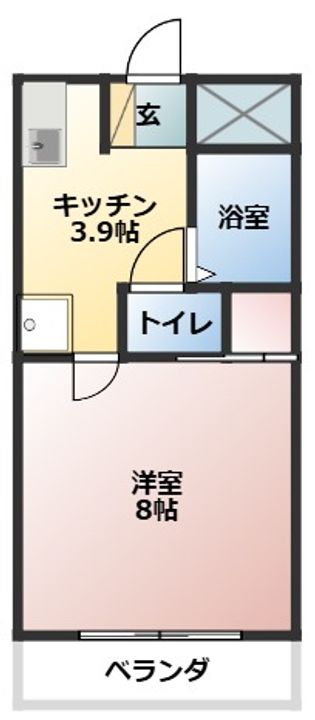 コーポ司の間取り