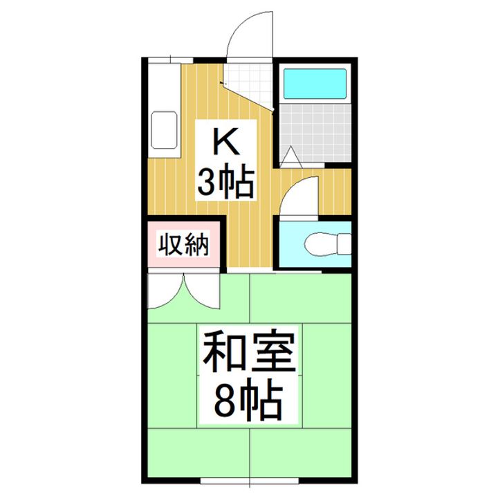 フレグランスSHIOJIRI103の間取り