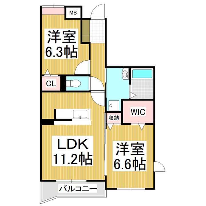 アルフレンテ301の間取り