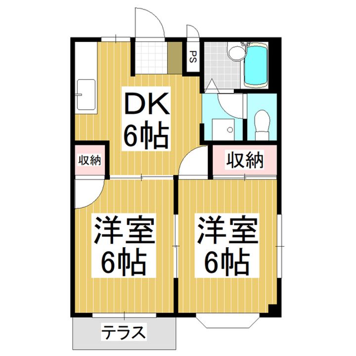 エルディムモモ101の間取り