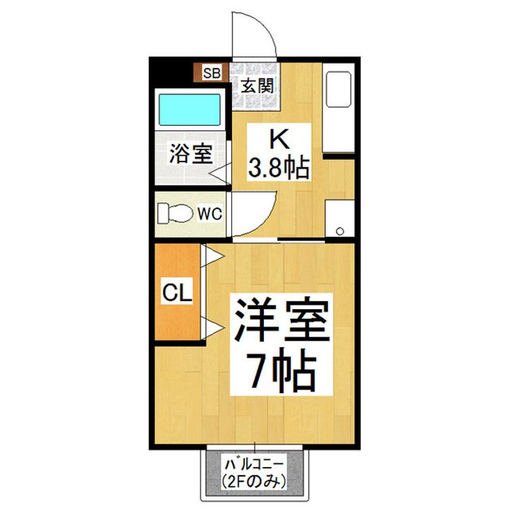 パインフィールド3号202の間取り
