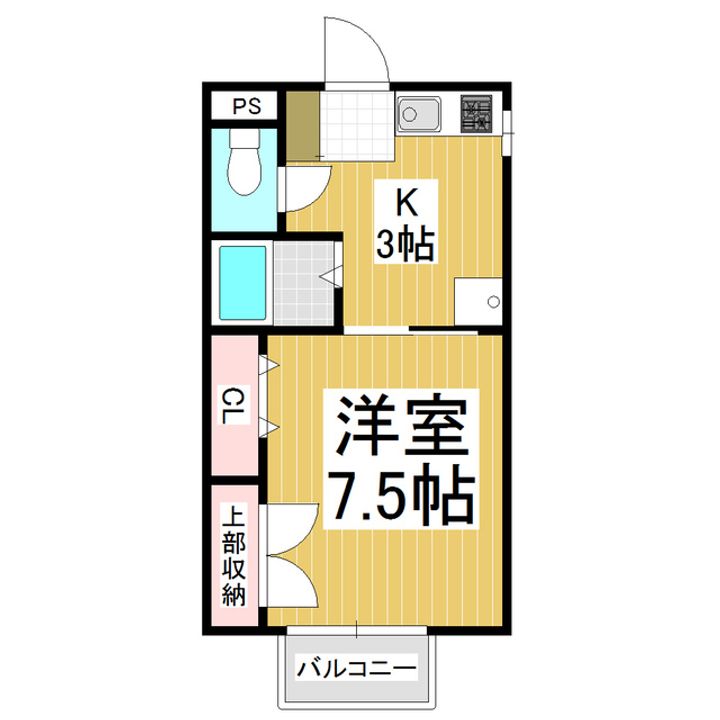 アーバンハイムM202の間取り