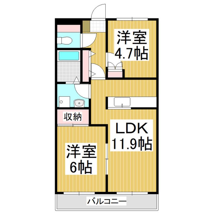 Grace Villa201の間取り