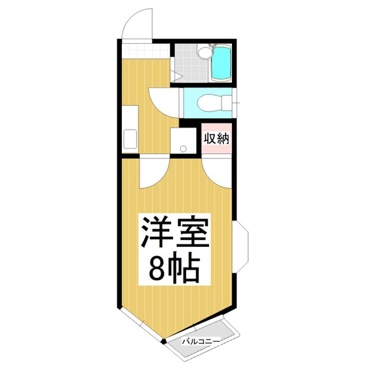T-HOUSE宮沖201の間取り
