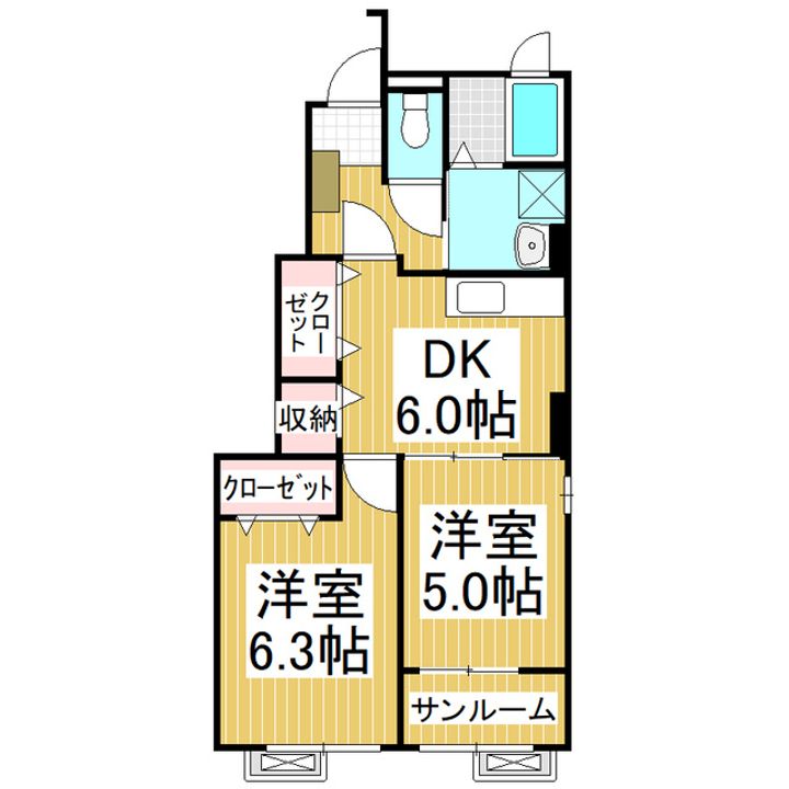 モデュロールA101の間取り