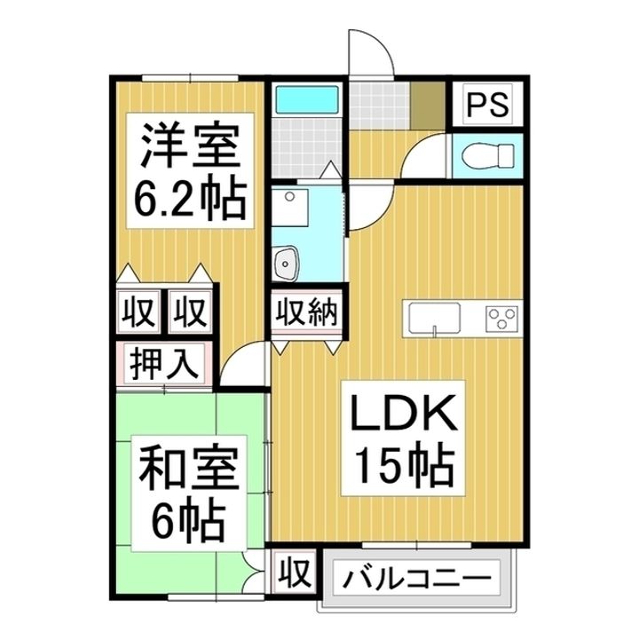 プライムハイツR・Kの間取り