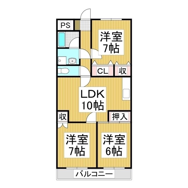 第二星野ビル102の間取り