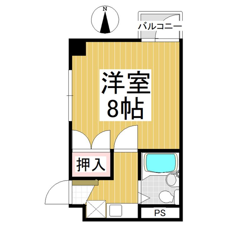 レヂデンス・ナガノ201の間取り