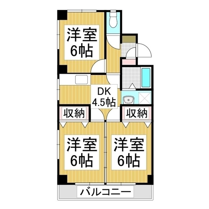 ヤングハイツ305の間取り