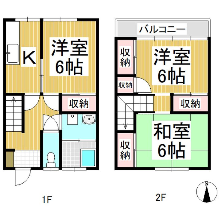 ハイツ岩村08の間取り