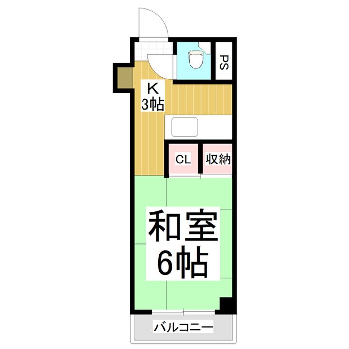 アルプスハイツ203の間取り