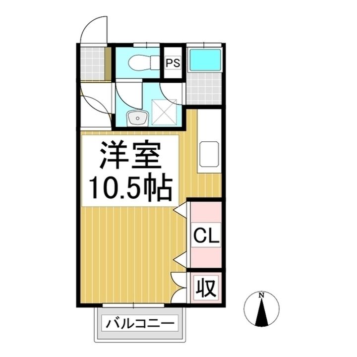 ハイツサイドパーク205の間取り