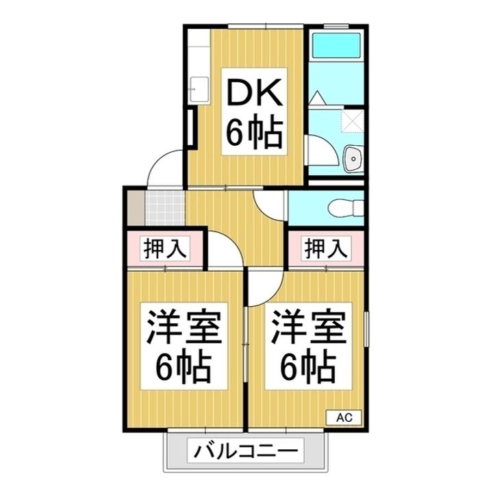 リセル幸葉105の間取り
