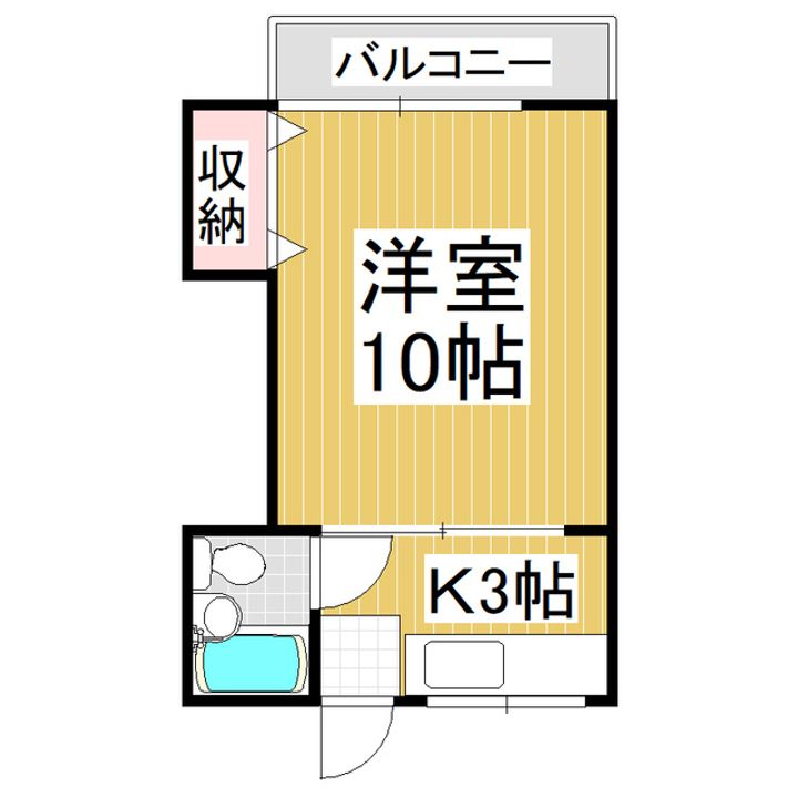 シルクハウス2-Nの間取り