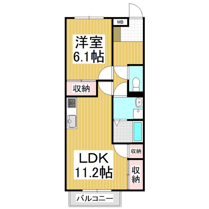 サープラスベルク103の間取り