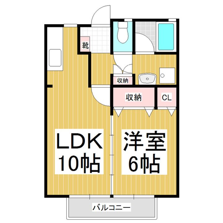 ハイツFK2の間取り