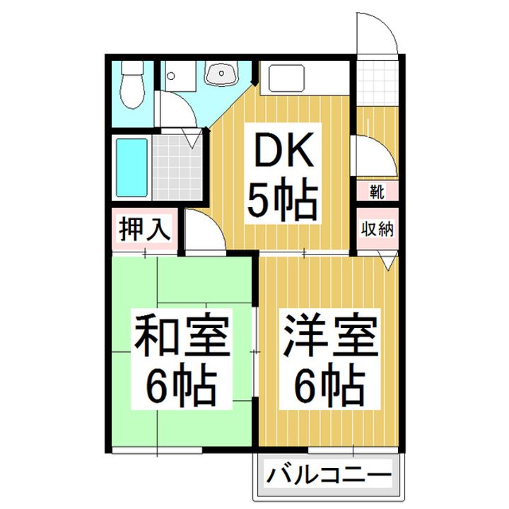 ファインパレス D103の間取り