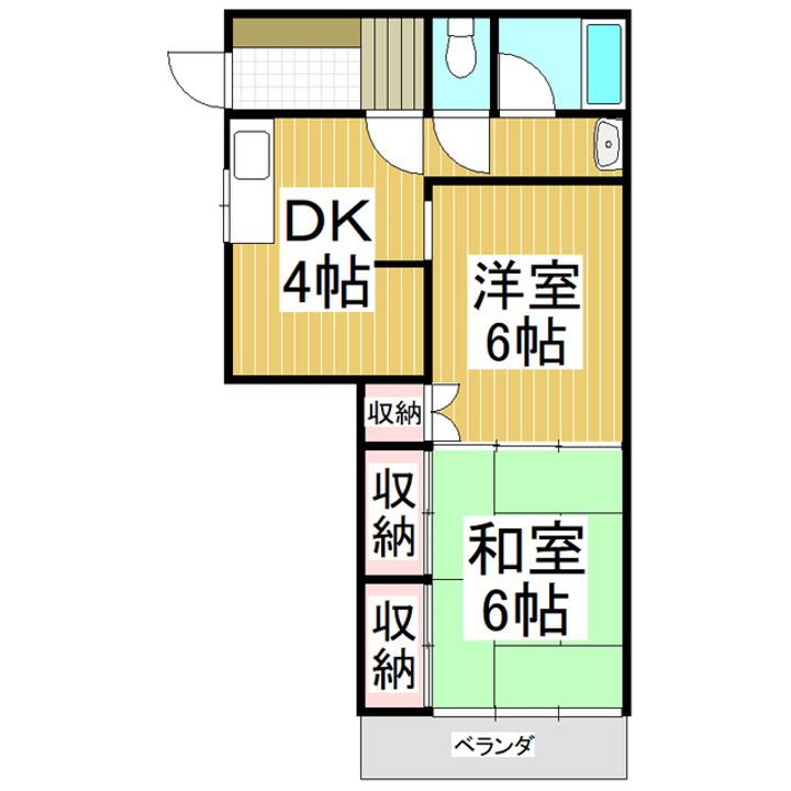 林ビル301の間取り