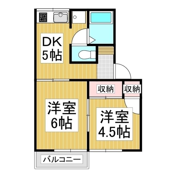 キーファー江戸浜202の間取り