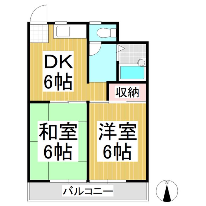 アップルハウスタケダの間取り