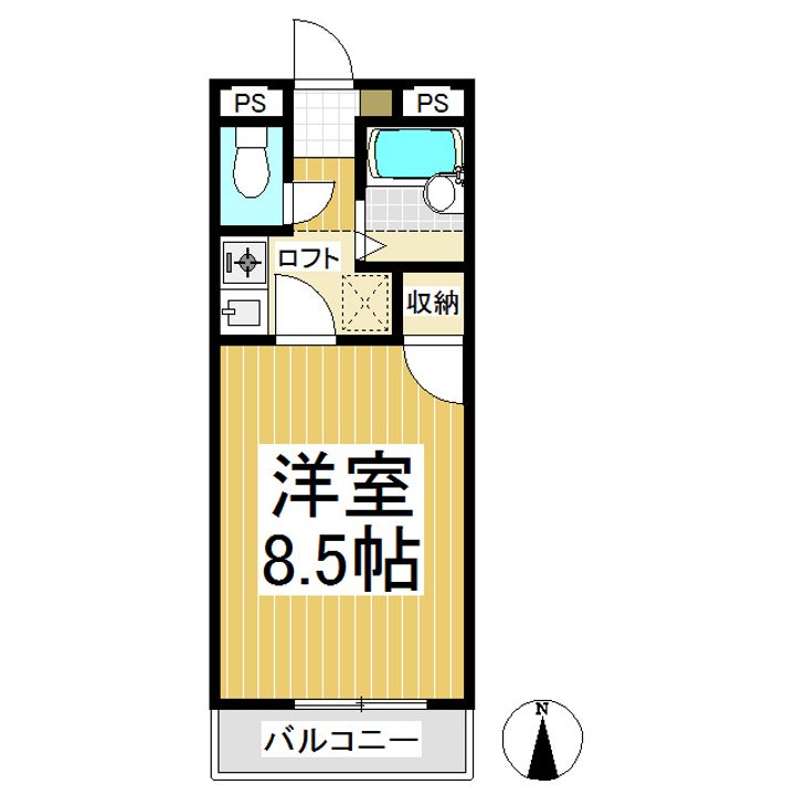 ヴィトリエ三好町301の間取り