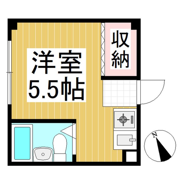 長野県上田市材木町1丁目の賃貸マンションの間取り