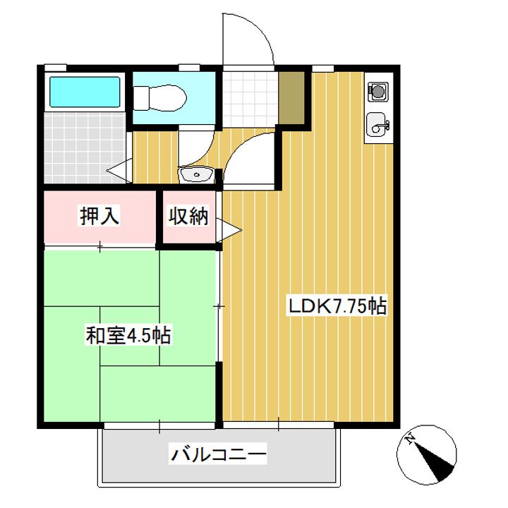 エスポワールM103の間取り