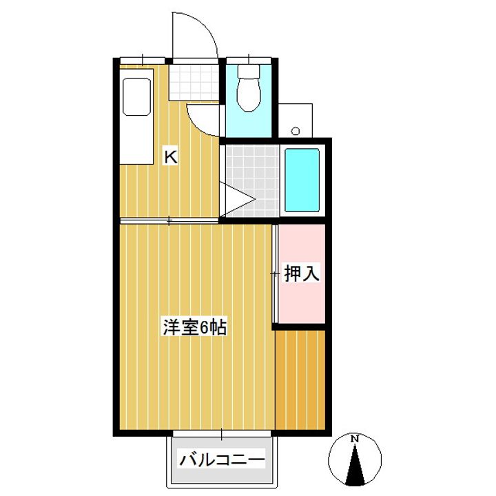コーポ池田101の間取り