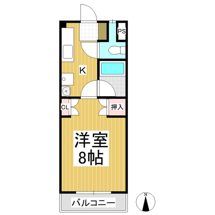 ラ・ヴィアンローズⅡの間取り