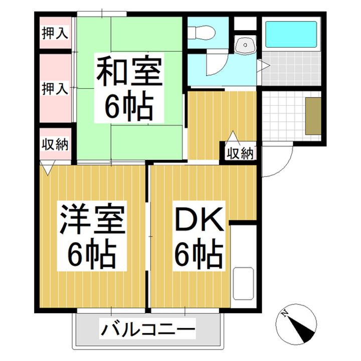 フレグランス・プルミエール2203の間取り