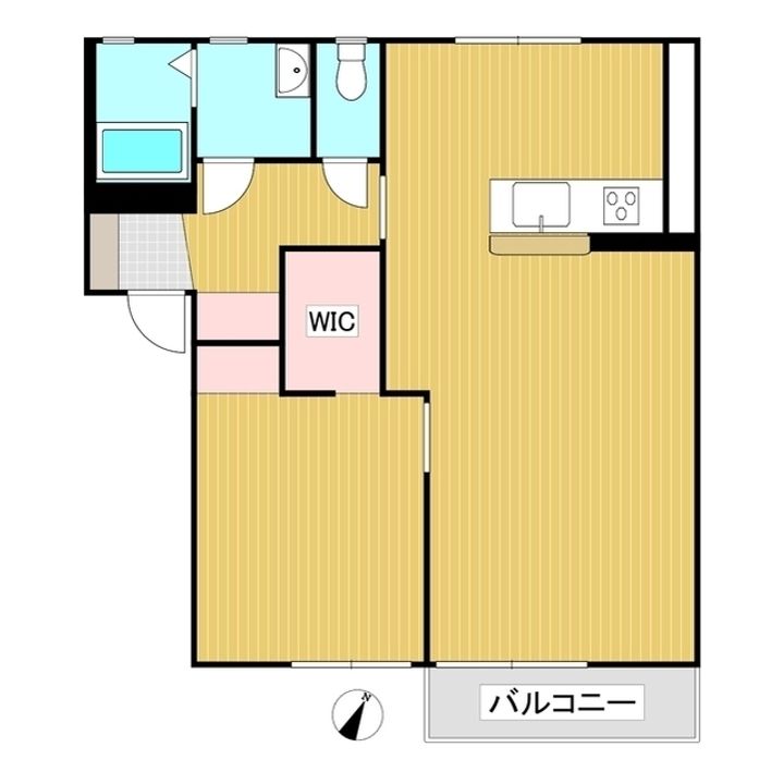 フォーレス長土呂Aの間取り
