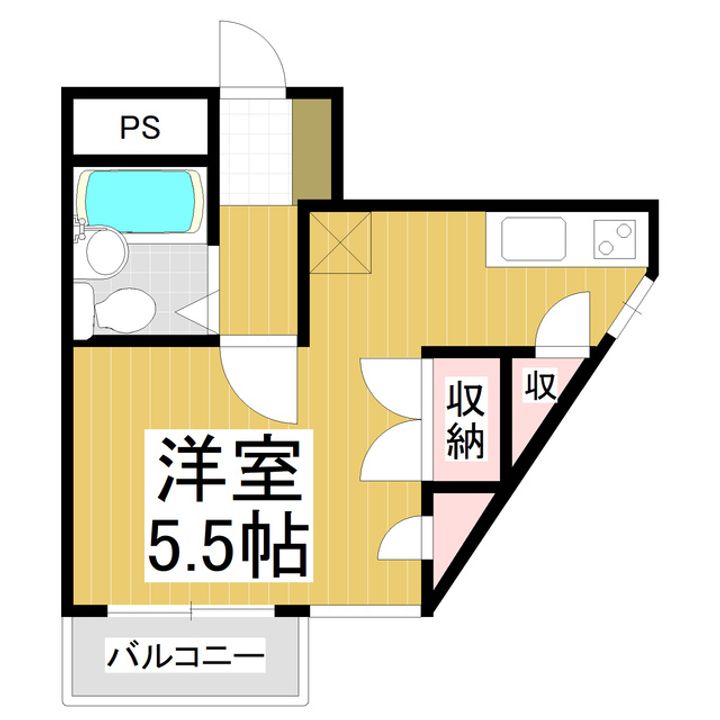 コーポ丸山201の間取り