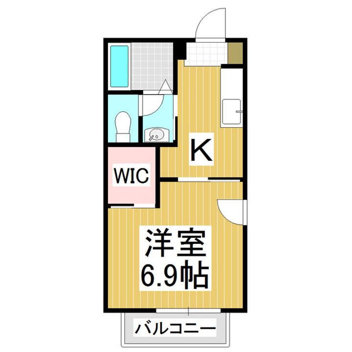 サニーコート井川城 Aの間取り