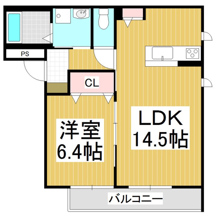 シャーメゾンフラッグの間取り