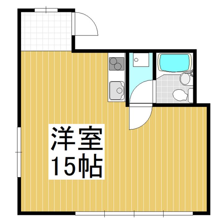 タクビル1501の間取り