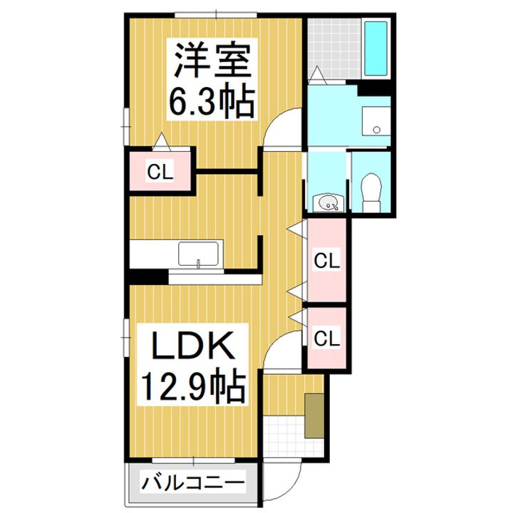 ブライト・ヒルサイドⅣの間取り